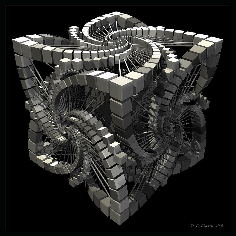 Cubik Olympic by DigitalPainters 100 imágenes fractales | La belleza matemática